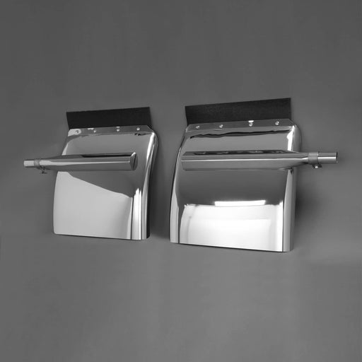 DURAFORCE Stainless Quarter Fender Kit for Semi Truck With Tubes Bracket 24 x 24 Universal