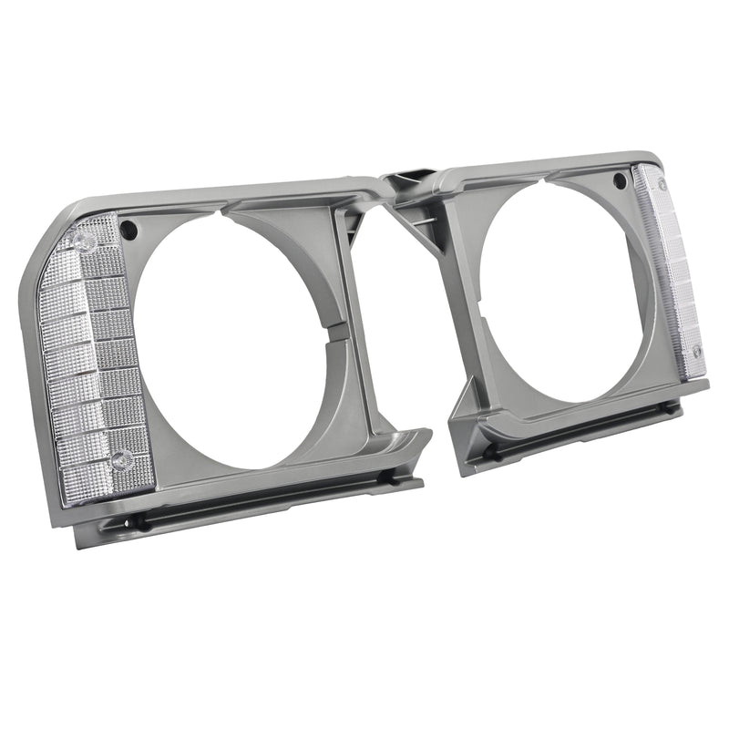 8161089105 Gray Headlight Bezel Door Set for Toyota Pickup RWD 79-81