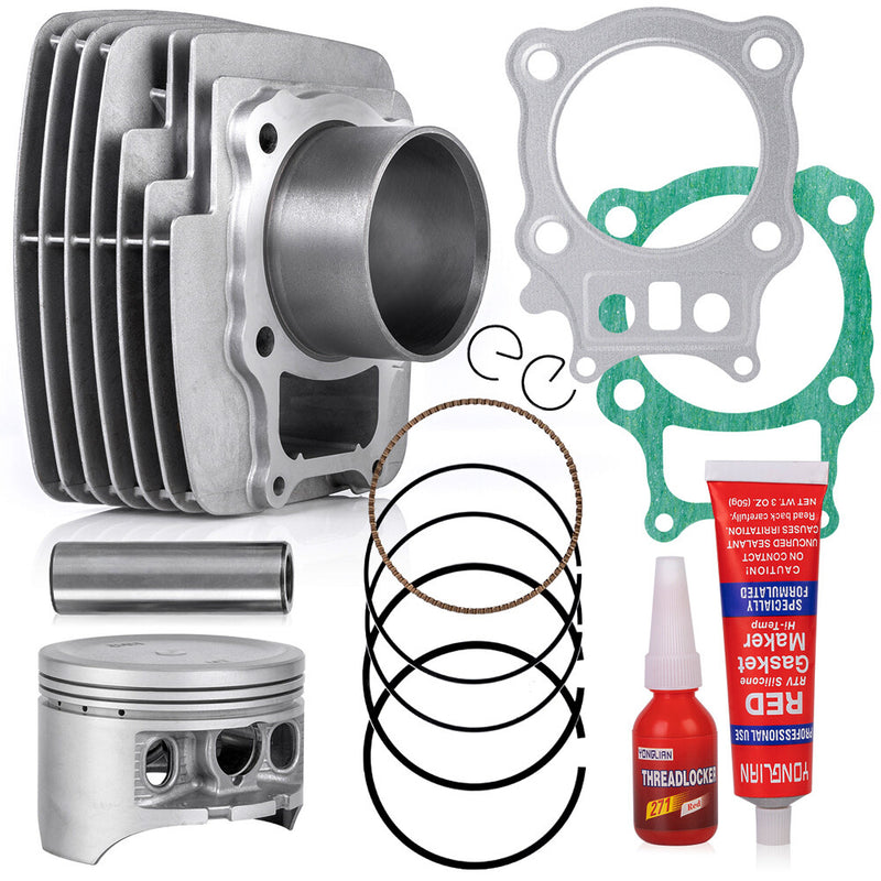 Cylinder Piston Gasket Top End Rebuild Kit for Honda Rancher 350 TRX350 2000-06