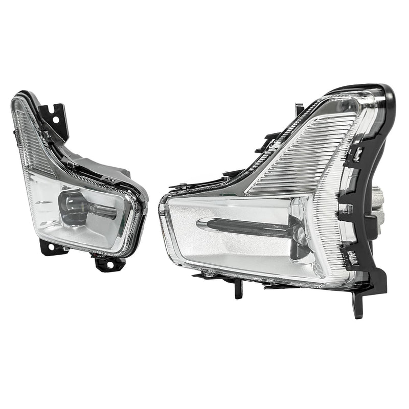 DURAFORCE #KS7Z15200B LED Fog Lights Clear Driver Passenger Side for Ford Fusion 2019-2020