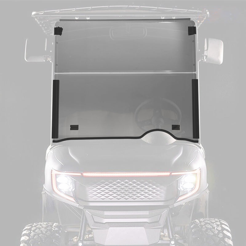 Front Tinted Full Windshield Windscreen for EZGO RXV 2008-UP Folding Style