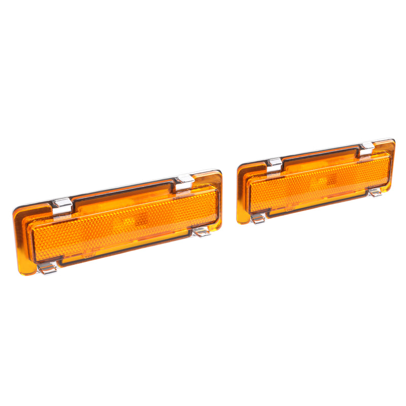 Yellow Lens Side Marker Lights for Chevy Camaro for Pontiac Firebird 82-92 2PC