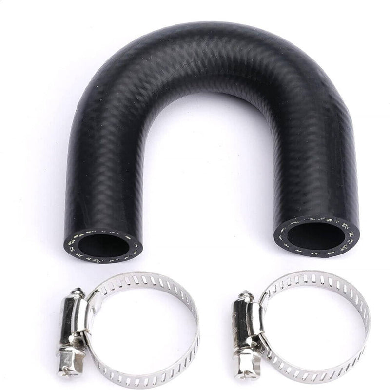 LS Heater Core Bypass Delete Hose Coolant Crossover w/ Clamps for Chevy Pontiac