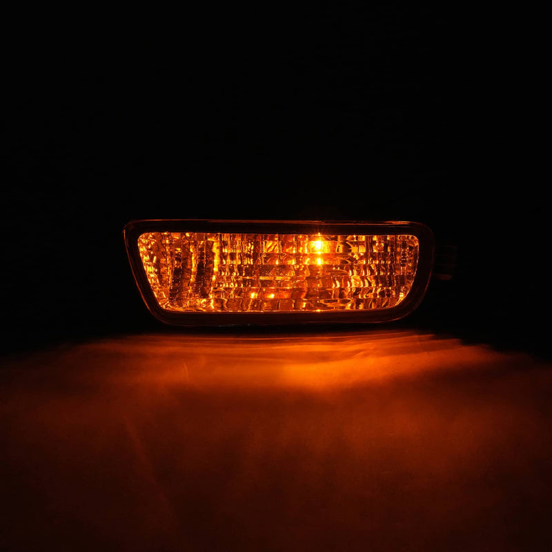 DURAFORCE Pair Bumper Turn Signal Lights for Toyota Tacoma 2001-2004 Driver Passenger Side