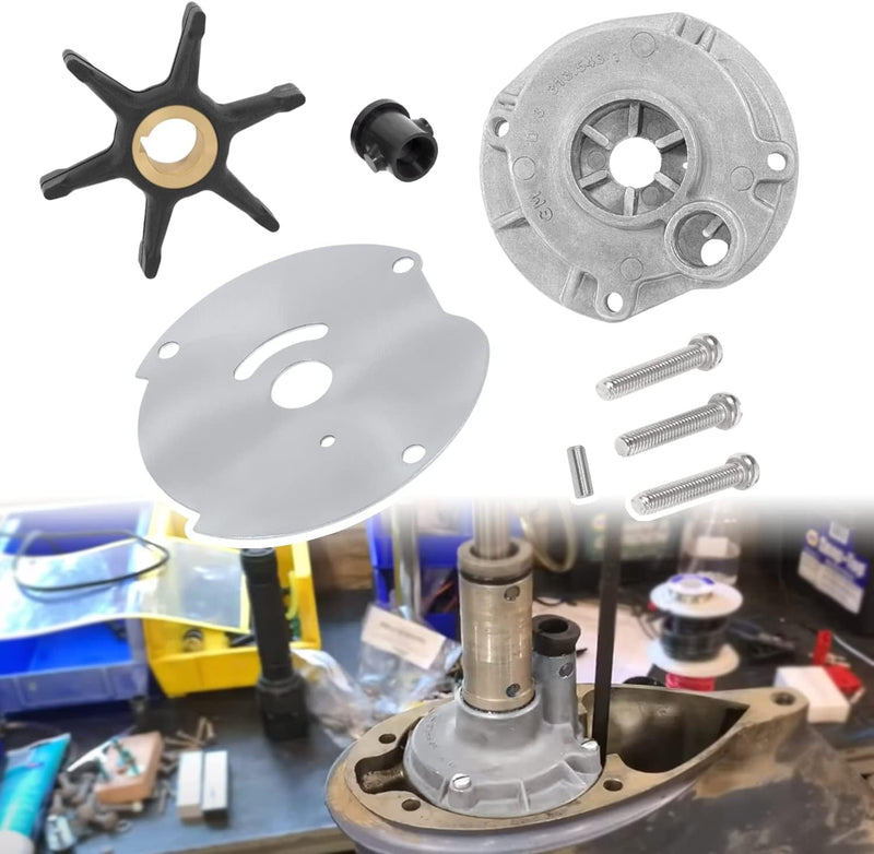 382468 Water Pump Impeller Kit for Johnson Evinrude OMC 10 15 18 20 25 HP 18-337