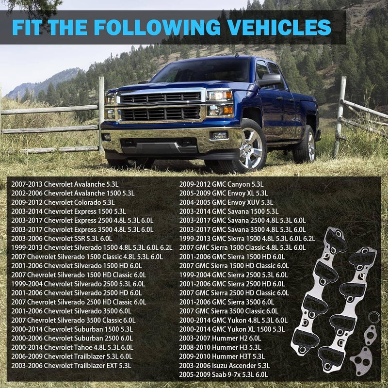 Fel-Pro Intake Manifold Gasket Set for Chevrolet LS 5.3L 4.8L 6.0L 6.2L