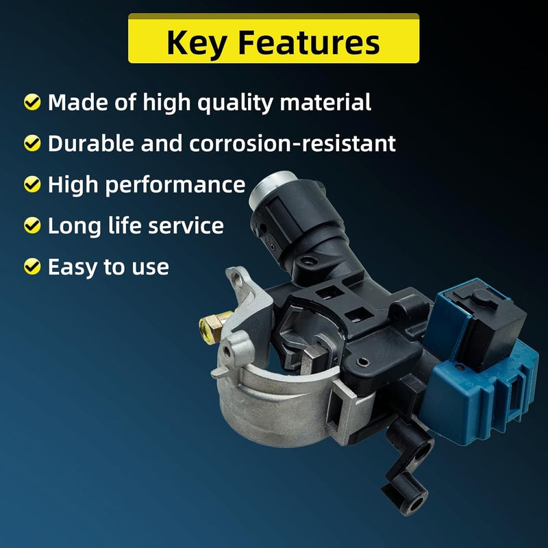 Ignition Switch Housing Lock Cylinder with 2 Keys for Ford Focus Escape Mazda 08