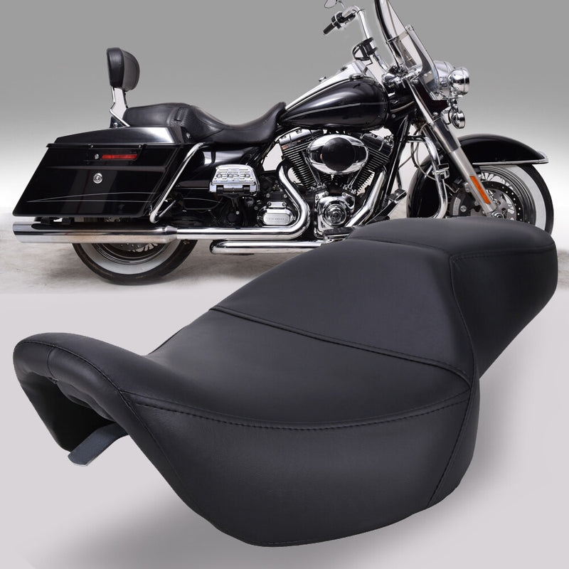 Rider Passenger Seat for Harley Touring Road King 1997-2007 & Street Glide 06-07