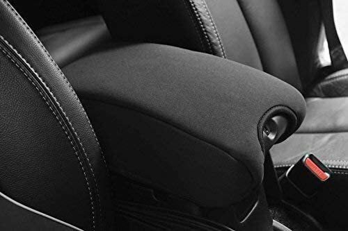 Center Console Armrest Pad Cover for Jeep Wrangler JK 2011-2018 Black