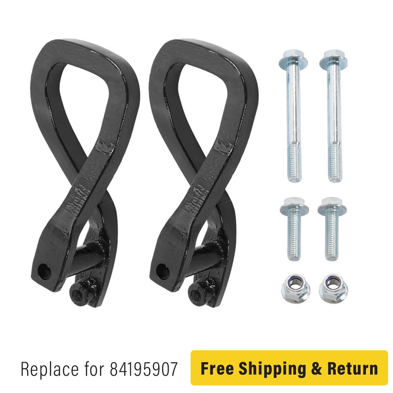 Heavy Duty Front Car Tow Hooks With Bolts for GMC Sierra 1500 2019-2026 Black