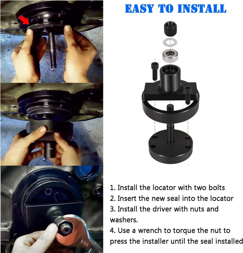 ST-198 Engine Crankshaft Rear Seal Installer for John Deere JDG478 JDG477 JDG476