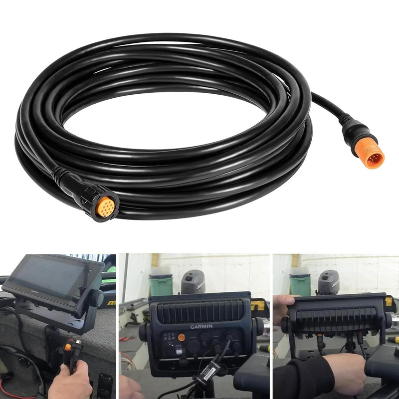010-11617-42 Transducer Extension Cable for Garmin XID Xdcr 30ft 12-Pin