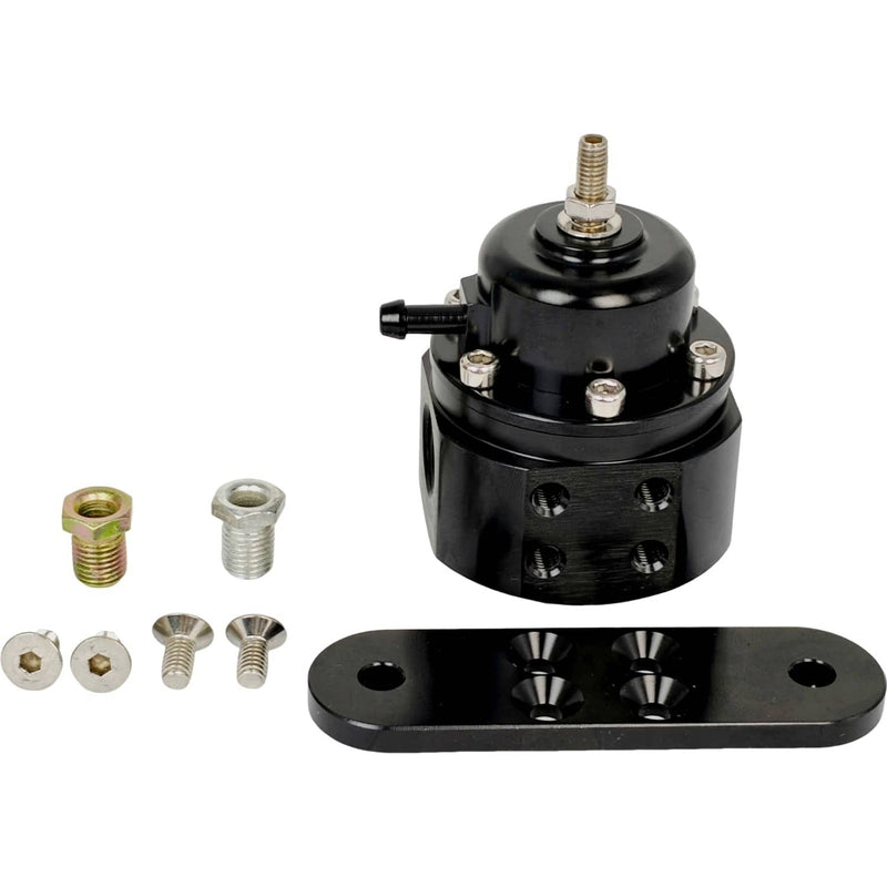 DURAFORCE 25-302BK Fuel Pressure Regulator Kit for Holley Up To 1000HP PSI 25302BK