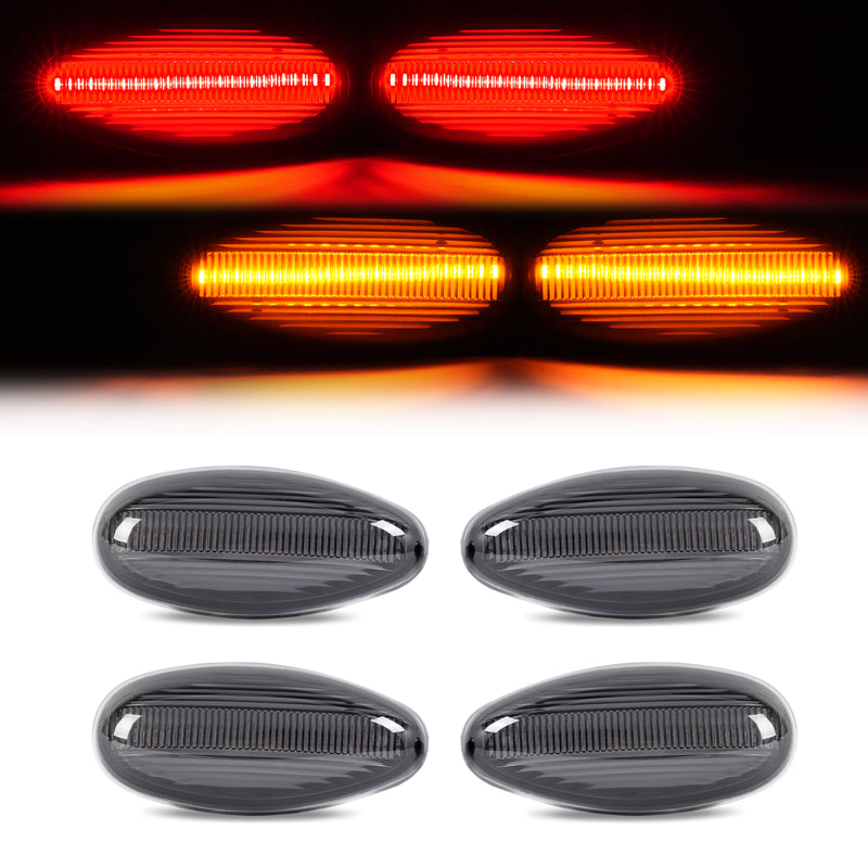 LED Side Marker Lights for Chevy Silverado 2500HD 3500HD Dually Bed 2001-2007