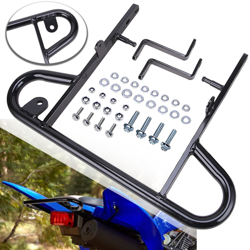 Rear Bumper Grab Bar Aluminum Black for Yamaha Raptor 700 700R ATV 2006-2024