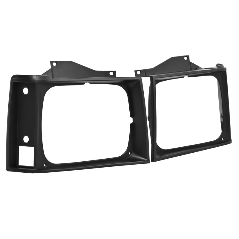 ABS Headlight Bezel Door Set for Chevrolet S10 for GMC S15 Jimmy 1982-1990 Pair