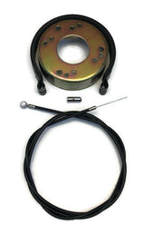 DURAFORCE 4.5 Inch Brake Drum Band Cable Kit for Go Kart Cart Minibike Mini Bike ATV