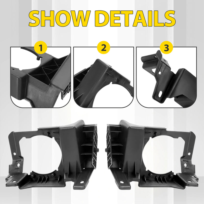 68403915AA Fog Light Lamp Bracket Kit for Ram 1500 2019-2024 Driver Passenger