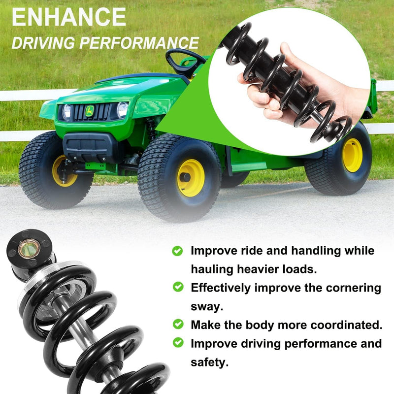 Front Suspension Heavy Duty Shock Absorber Kit for John Deere AM130448 Gator TX
