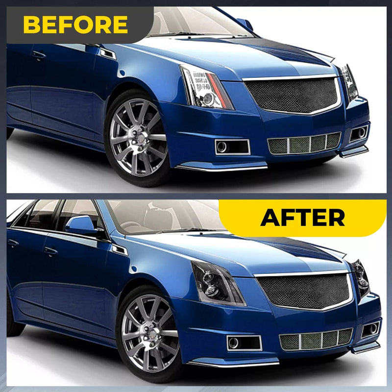 DURAFORCE Headlights Assembly Pair for Cadillac CTS CT-S 2008-2014 15 Left Right