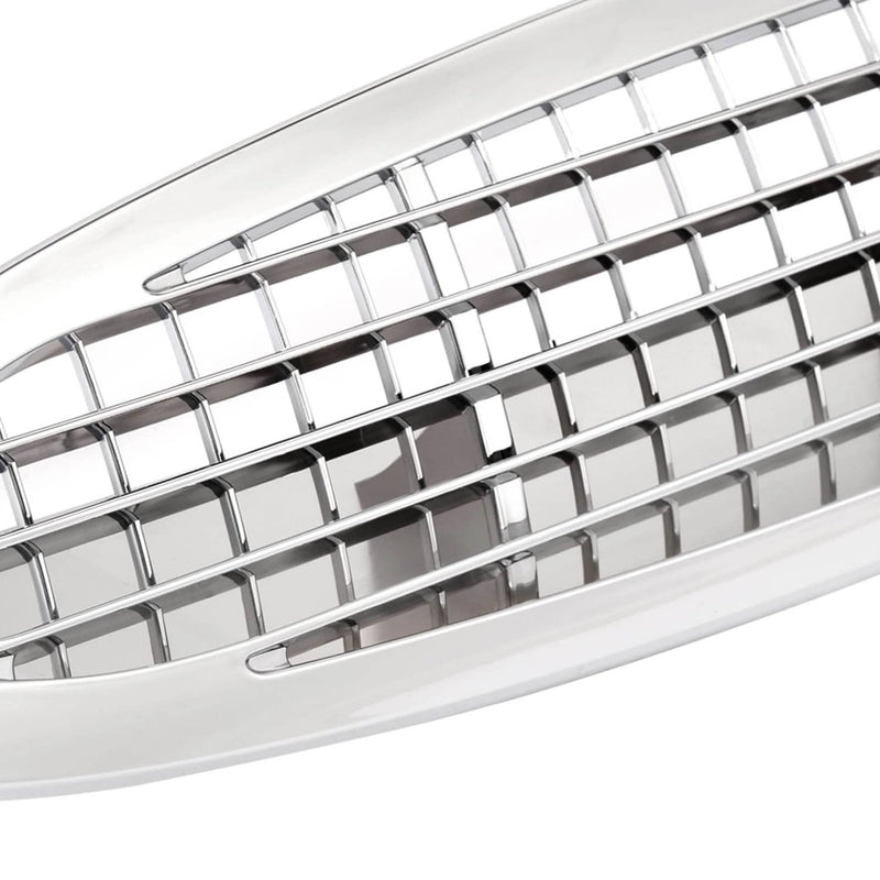 DURAFORCE Chrome Hood Side Grille Air Intake Vent Cover ABS for Freightliner M2 2002-2018