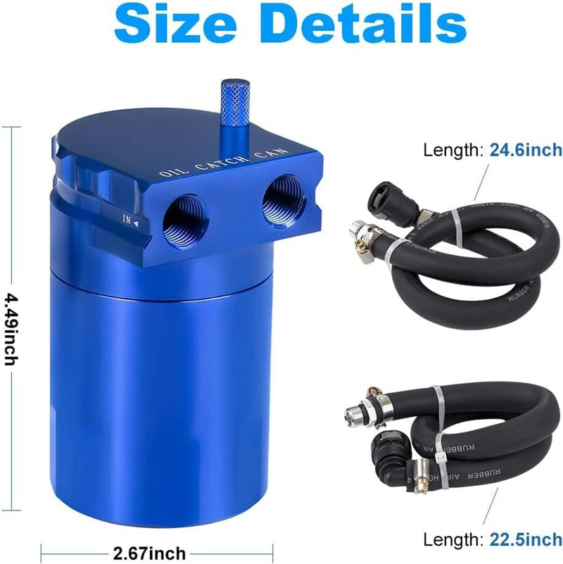 Oil Catch Can Separator for Ford F150 Raptor 5.0L 2.7L 3.5L Ecoboost