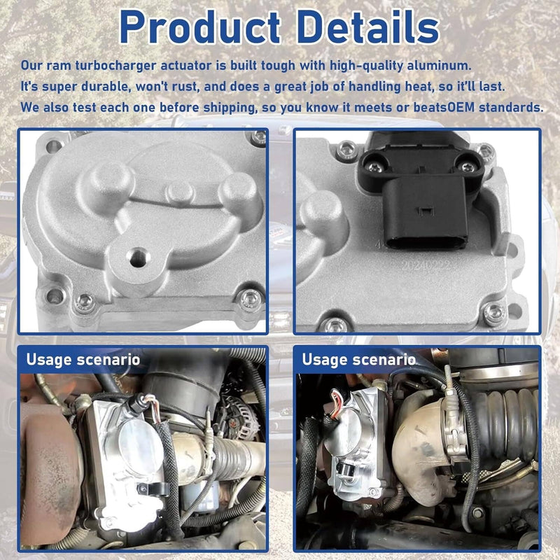 HE300VG Turbo Actuator 68445522AA for Dodge Ram 2500 3500 6.7L Cummins