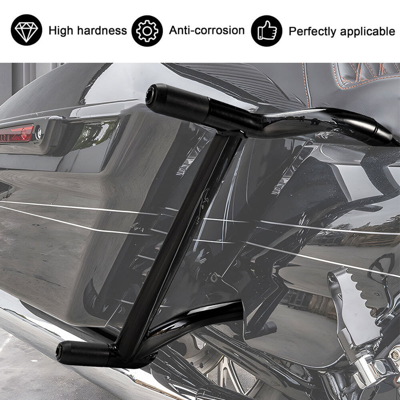 Motorcycle Rear Saddlebag Guards Crash Bars for Harley Electra Glide FLHT