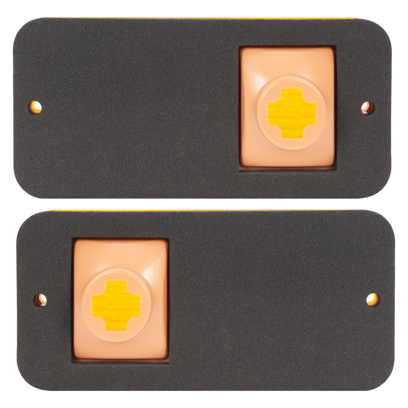 Front Amber Side Marker Lights for Chevrolet GMC C/K Pickup Trucks 1968-1972 Set