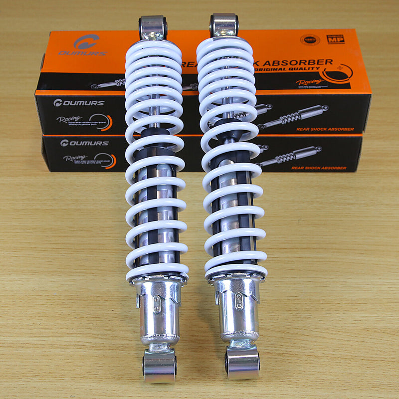 Front Shocks Absorbers White Spring for Yamaha Banshee 350 YFZ350 ATV 1987-2006