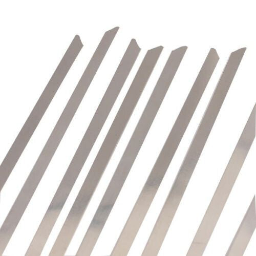 10pcs 12 Inches Stainless Steel Cable Zip Ties Multi-Purpose Metal Exhaust Wrap