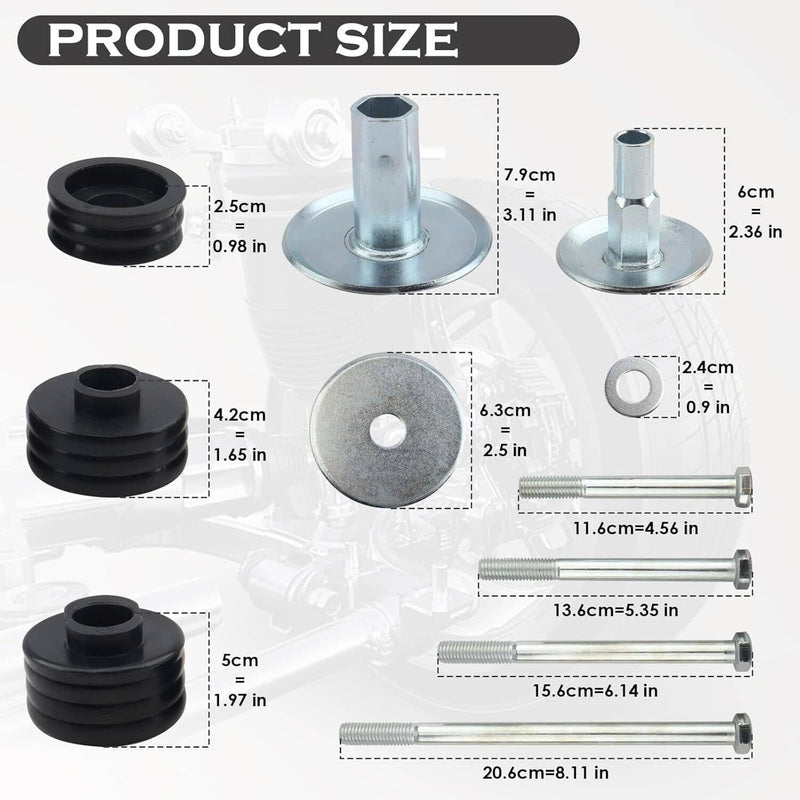 KF04058BK Body Cab Mount Bushings Kit for 99-07 Ford F250 F350 Super Duty Black