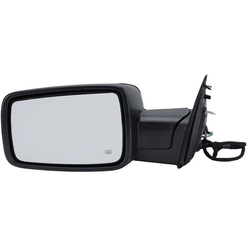 Pair Side Mirror Chrome Power Fold Heated Temp Sensor for 2013-2019 Ram 1500