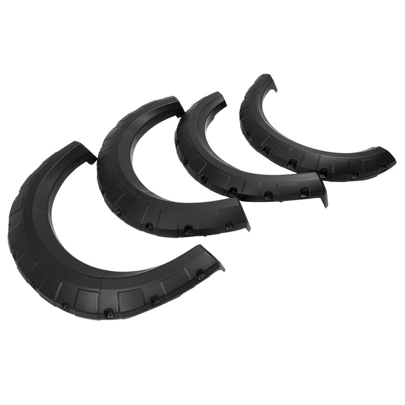DURAFORCE Pocket Riveted Wheel Fender Flare for Ford F150 F-150 Styleside 2009-2014 4PCS