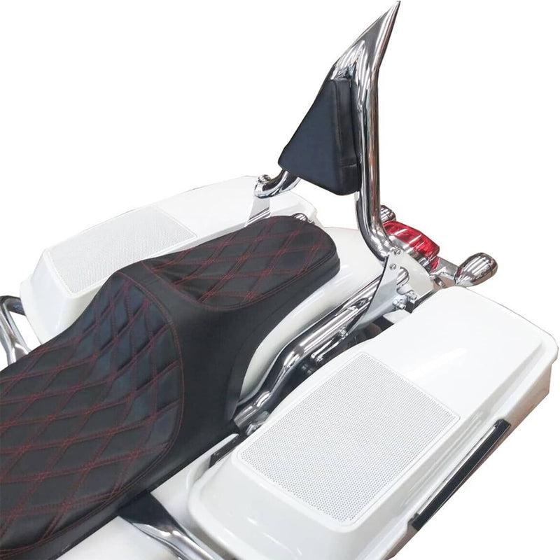 22'' Chrome Backrest Sissy Bar for Harley Road King Electra Glide 1997-2008