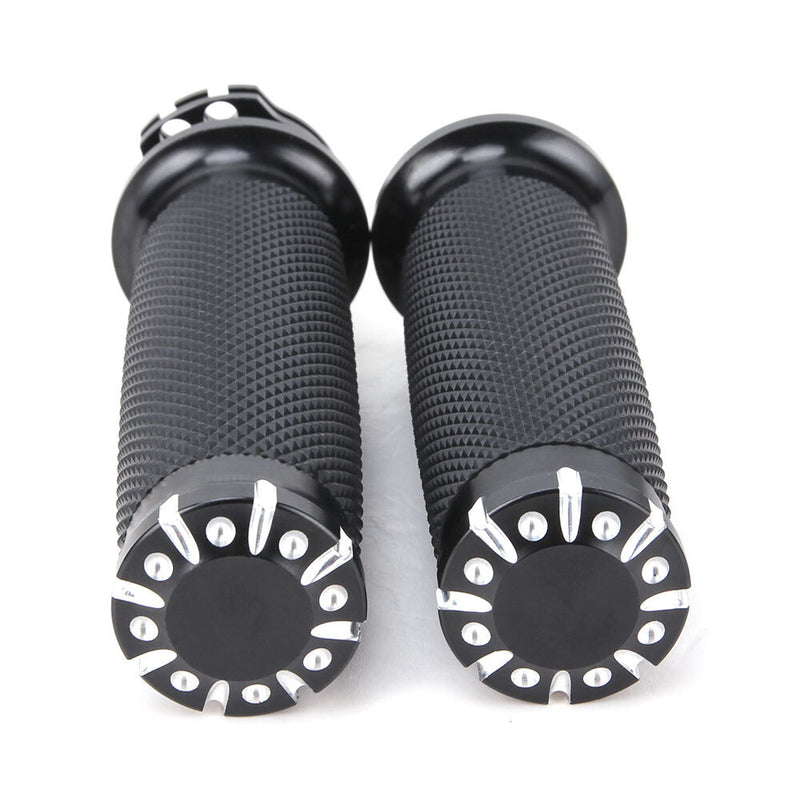 Motorcycle 1" Handlebar Hand Grips for Harley Touring Softail Dyna Sportster XL