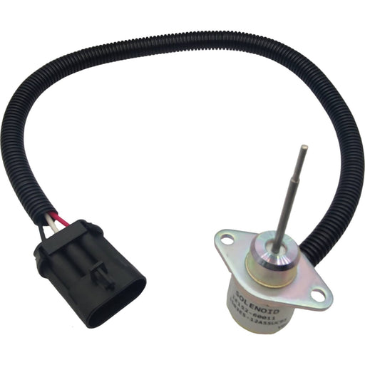 DURAFORCE 1E152-60011 12V Shutdown Solenoid for Kubota for Yanmar 1503ES-12A5SUC9S V2203