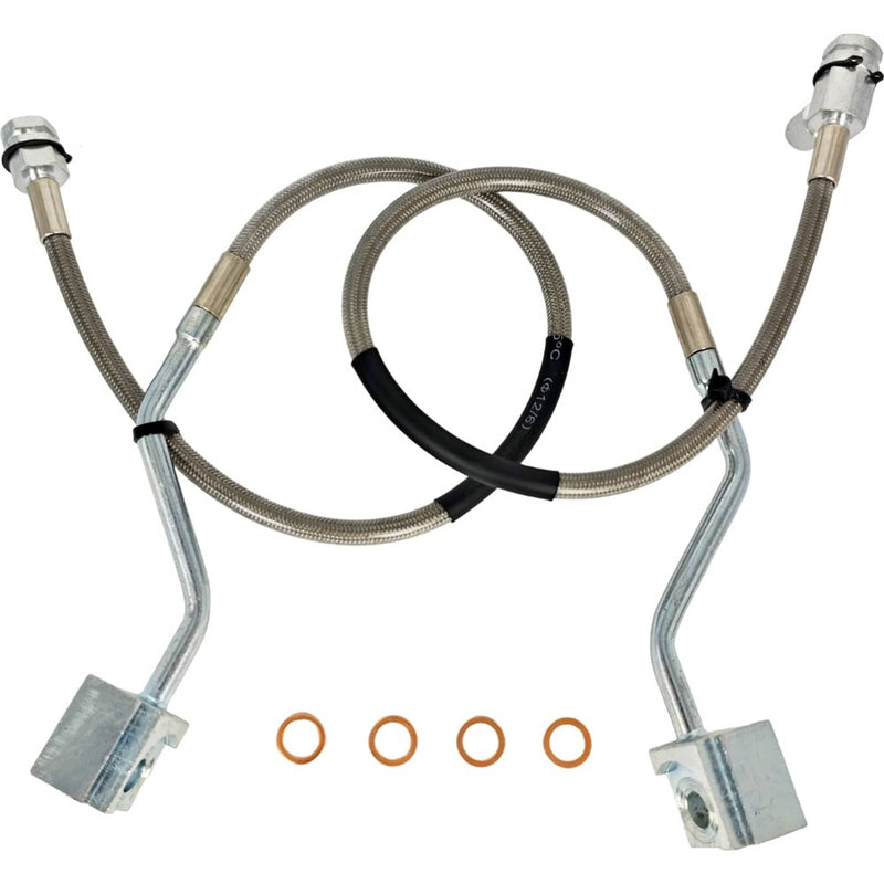 DURAFORCE 89310S Front Extended Stainless Brake Line for Ford Sport Utility Vehicle 2X