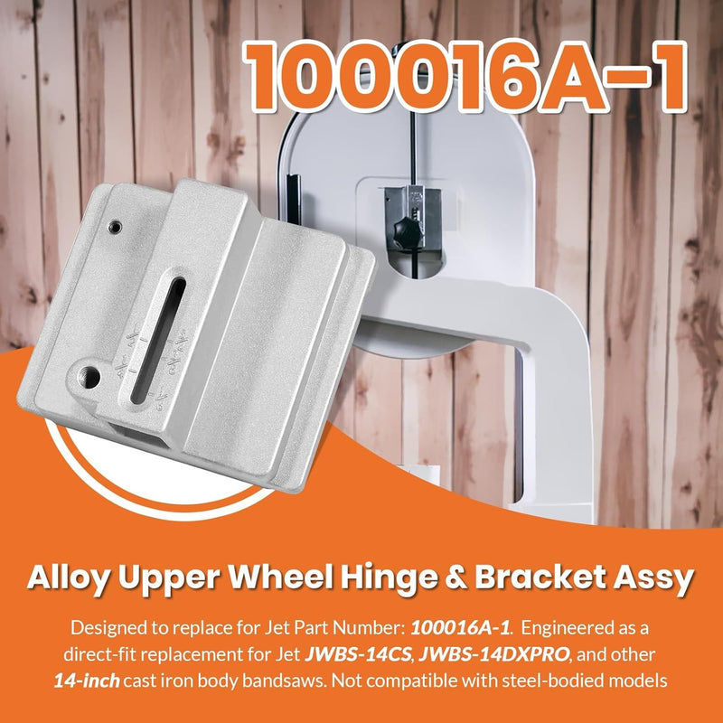 100016A-1 Alloy Upper Wheel Hinge Bracket for Jet 14 Inch Cast Iron Band Saw
