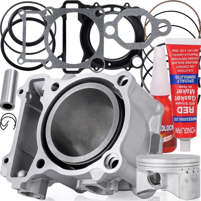 Cylinder Piston Gasket Top End Rebuild Kit for Yamaha Kodiak 400 Grizzly 400