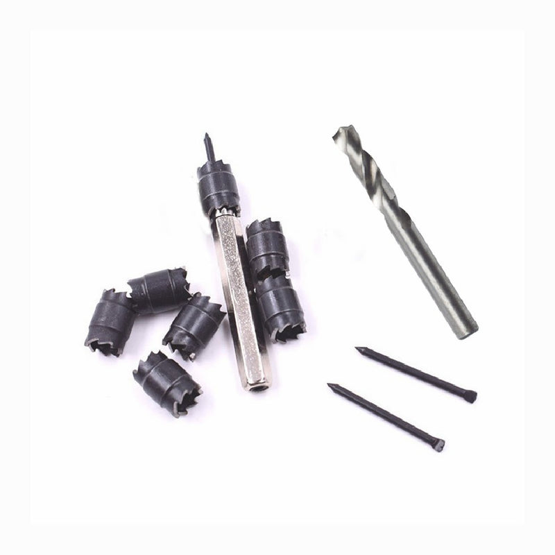 10Pcs 3/8 Double Sided Spot Weld Cutter Remover Drill Bit Welder Cut Rotary Kit