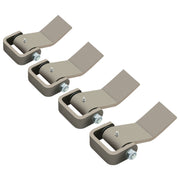 DURAFORCE 4 Strap Style Long Leaf Steel Weld On Dump Trailer Door Hinge Greaseable Cargo