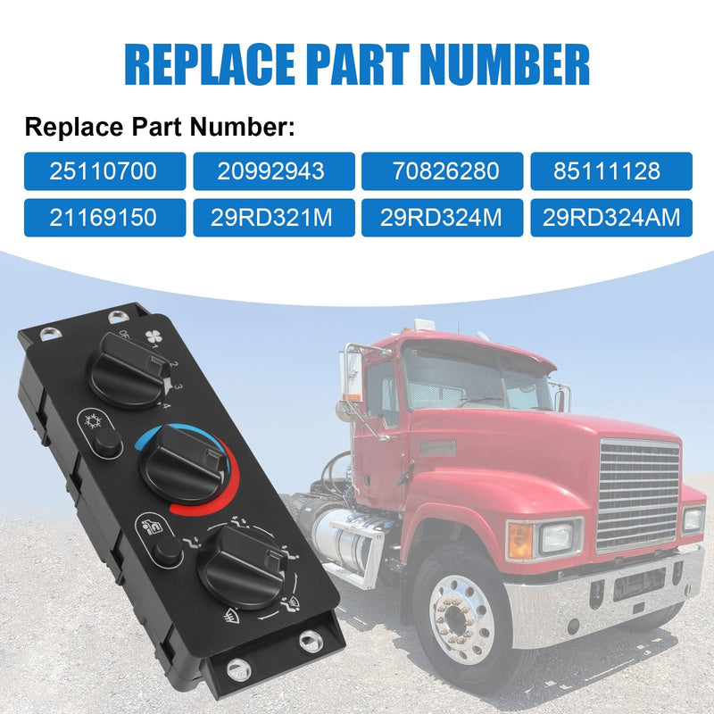 25110700 A/C Climate Control Module Panel for Mack Truck 2008-2018 20992943