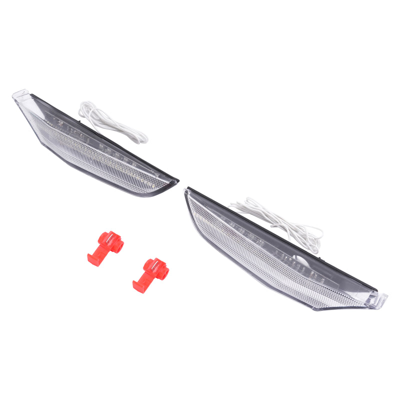Pair Front Bumper Signal LED Side Marker Light for Infiniti G35 2003-2006
