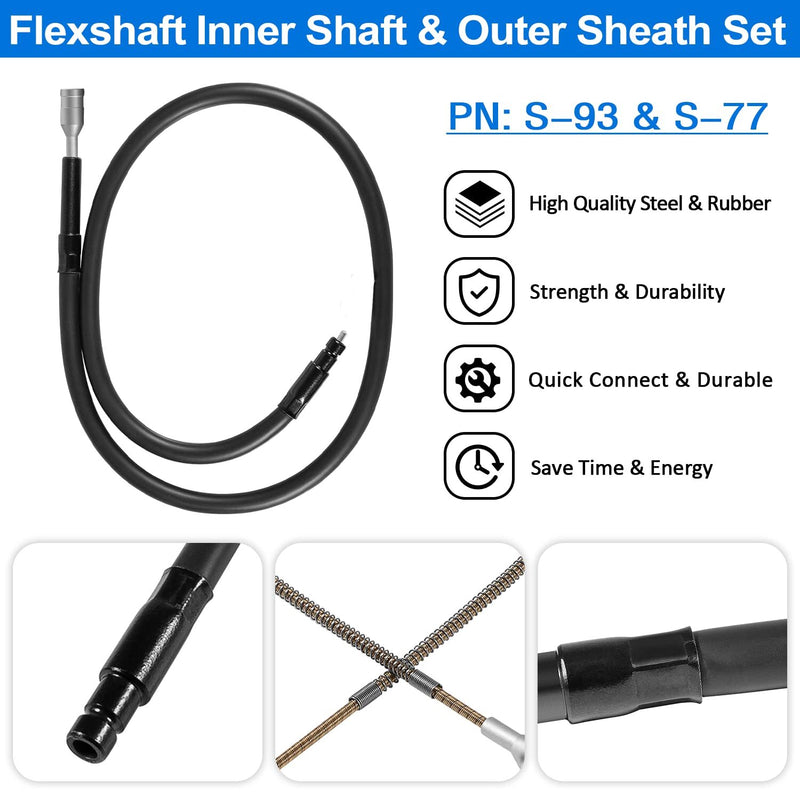 Flexshaft Inner Shaft & Outer Sheath Set for Foredom CC LR S SR TX Series