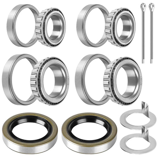 DURAFORCE 2 Set Trailer Bearing Kit Seals L44649 L44610 L68149 L68111 for 3500# Axle