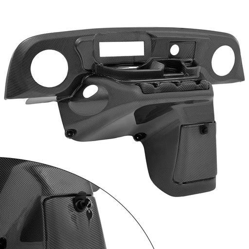 DURAFORCE Carbon Fiber Style Dash Dashboard with Radio Speaker Cutout for EZGO TXT 96-13