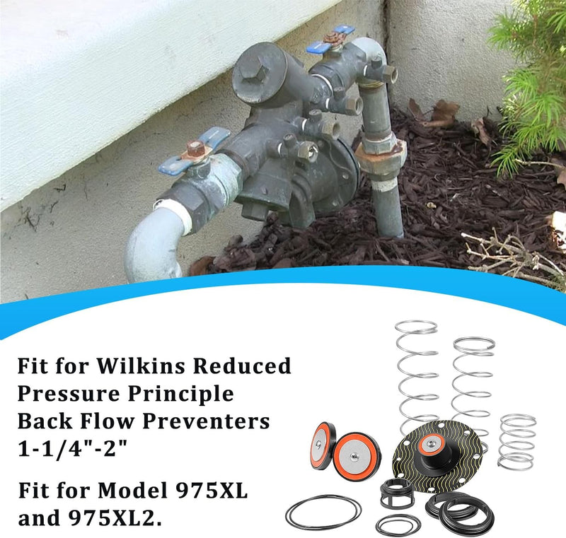 1-1/4"-2" Backflow Preventer Repair Kit for Wilkins and for Zurn 975XL 975XL2