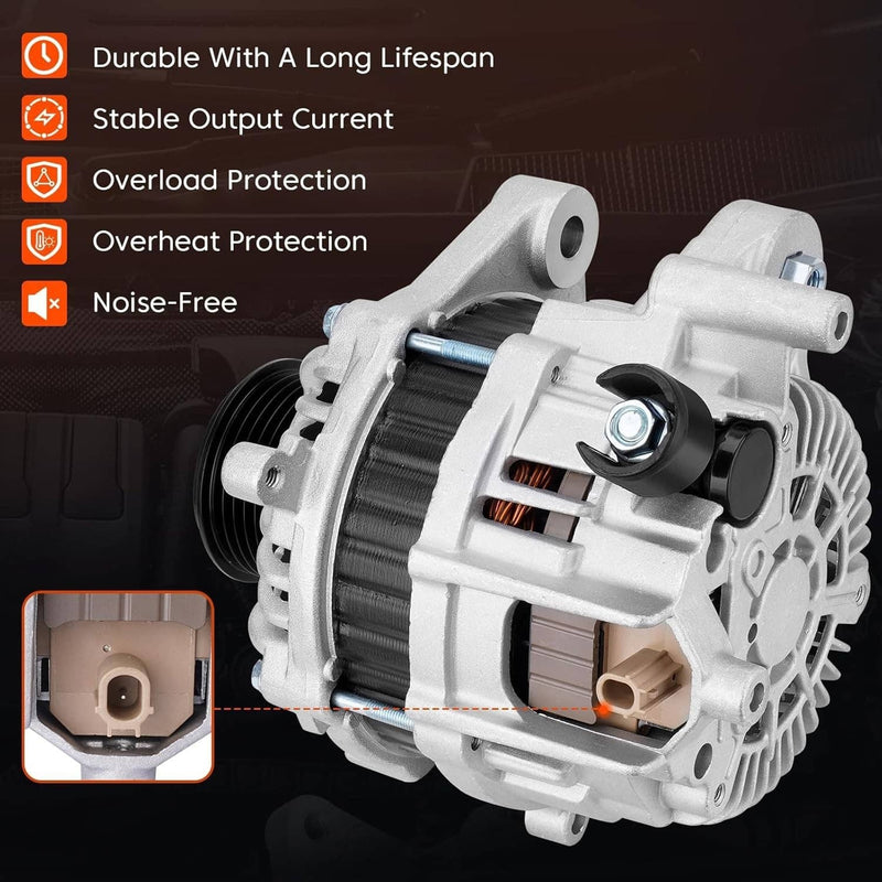 311005A2A02 Alternator for 2013-2017 Honda Accord L4 2.4L