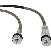 DURAFORCE 89310S Front Extended Stainless Brake Line for Ford Braided Suspension Lift 2X